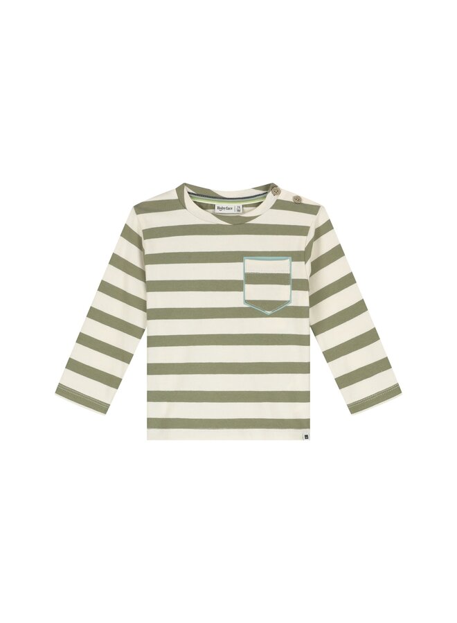 baby boys t-shirt ls | 27657 - Army