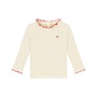 baby girls t-shirt ls | 28624 - Cream