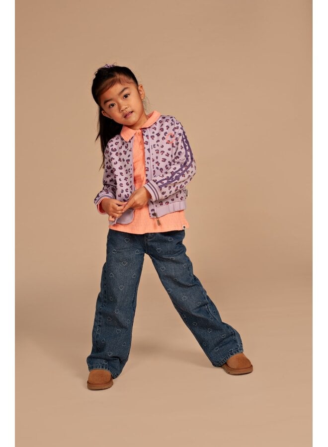 girls denim wide leg | 508289