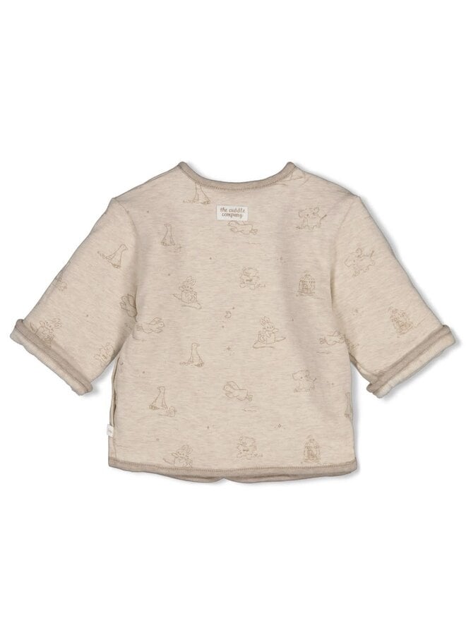 Omkeerbaar jasje velours rib - The Cuddle Company