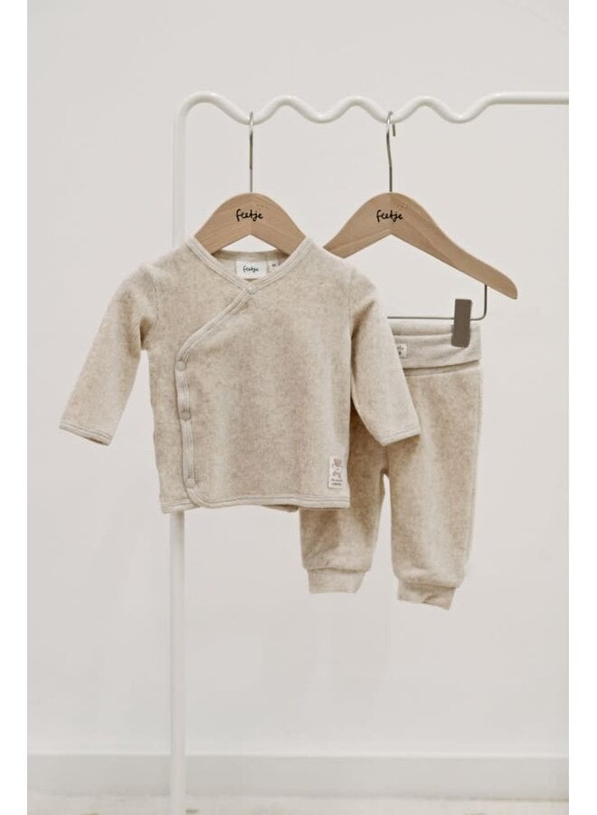Overslagshirt velours rib - The Cuddle Company