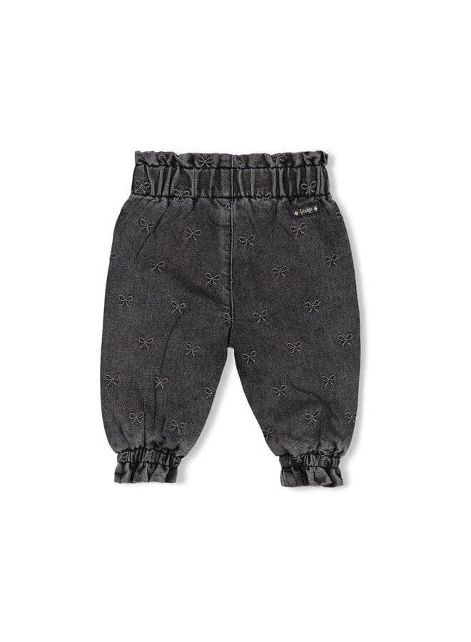 Broek denim met borduurdsels - Winter Denims