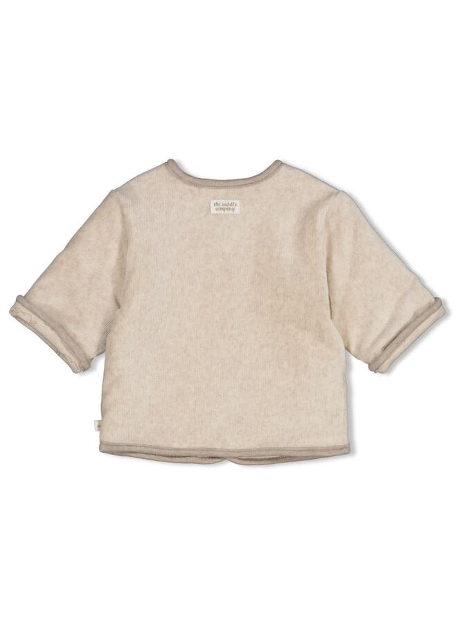 Omkeerbaar jasje velours rib - The Cuddle Company