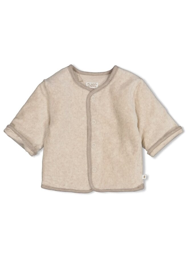 Omkeerbaar jasje velours rib - The Cuddle Company