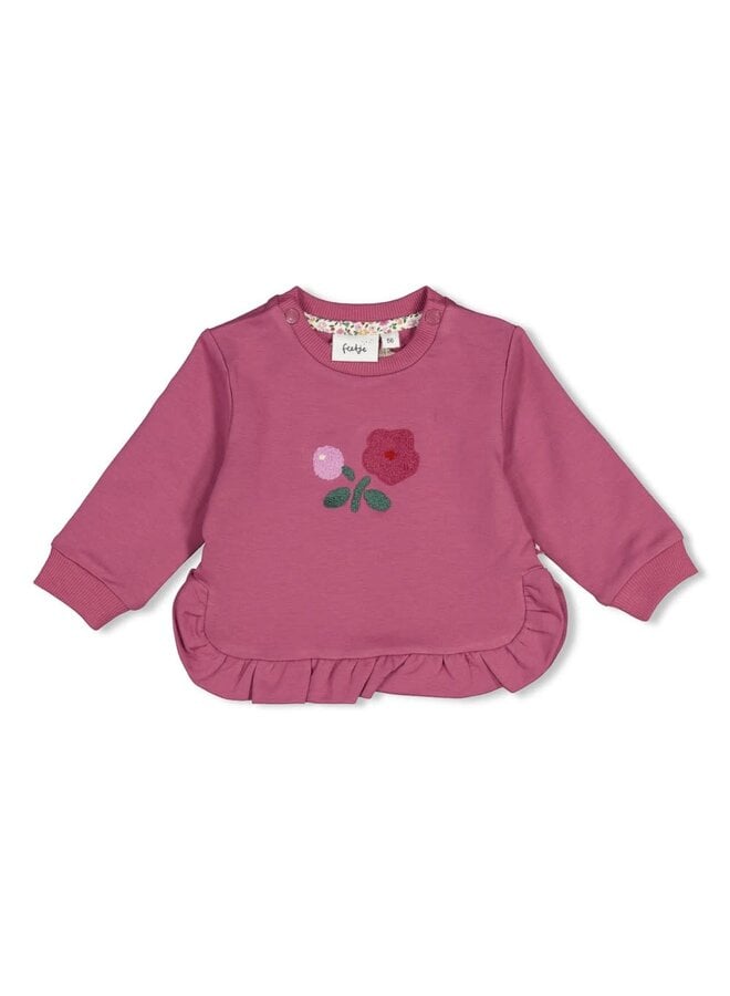 Sweater ruches relaxed fit - Afternoon Tea
