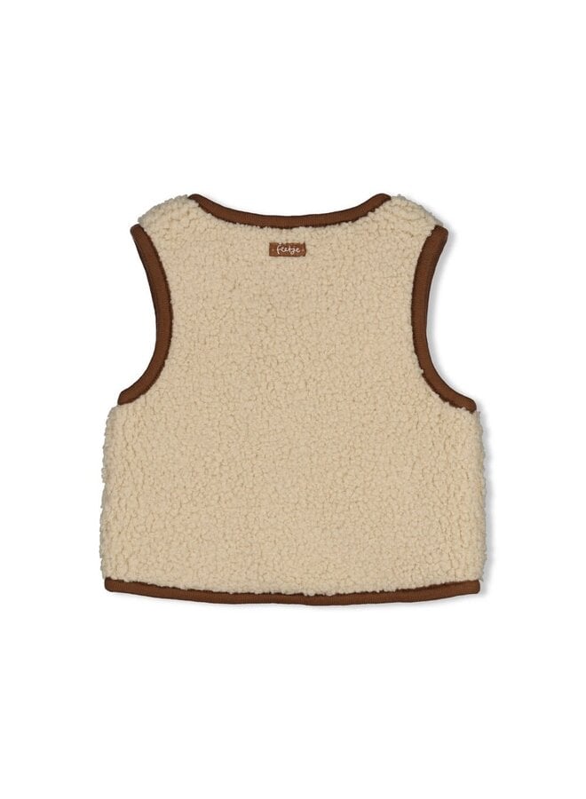 Omkeerbaar teddy gilet - Tiny Timber Tales