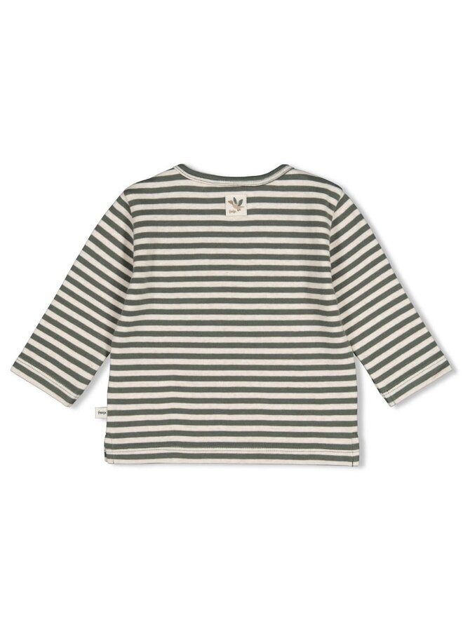 Longsleeve rib met streep - Wiggle and Waddle