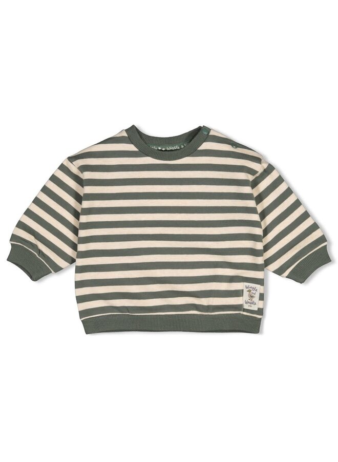 Sweater streep oversized - Wiggle and Waddle