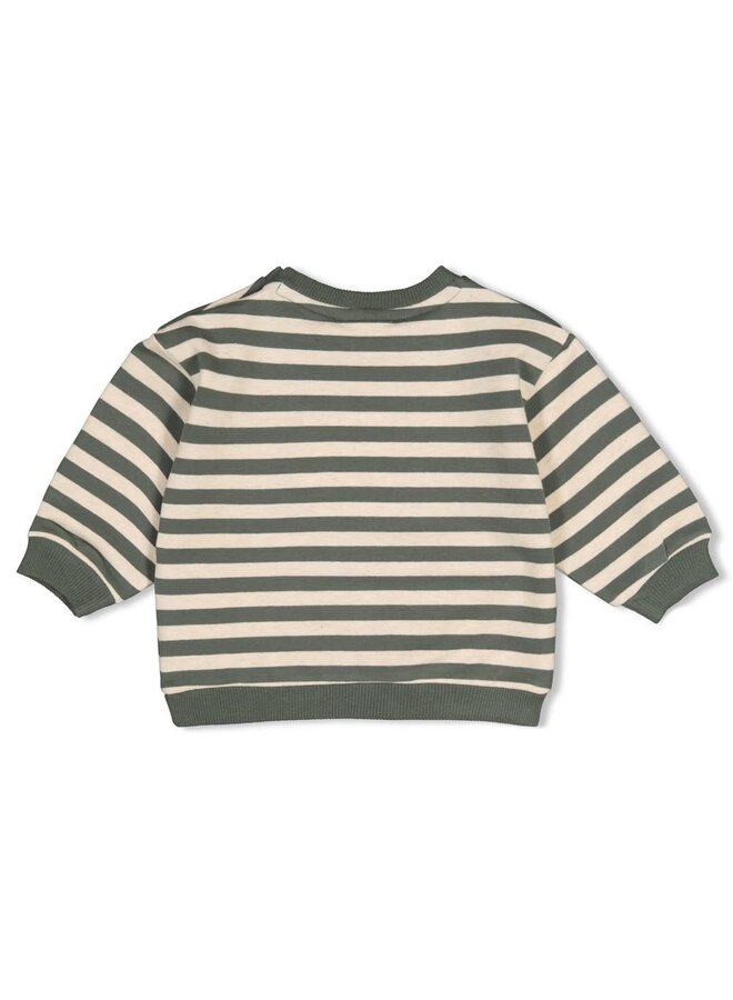 Sweater streep oversized - Wiggle and Waddle