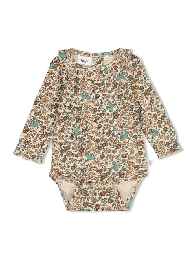 Romper rib AOP - Lucky Bloombird
