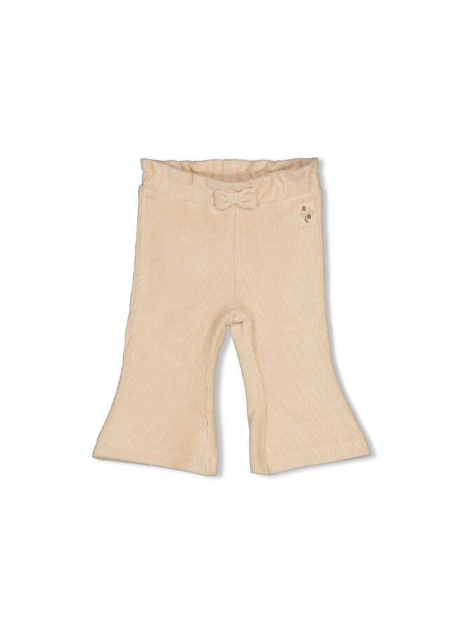 Flare broek velours rib - Lucky Bloombird