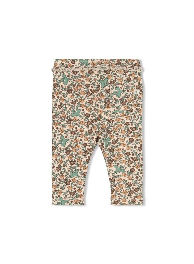 Legging rib AOP - Lucky Bloombird