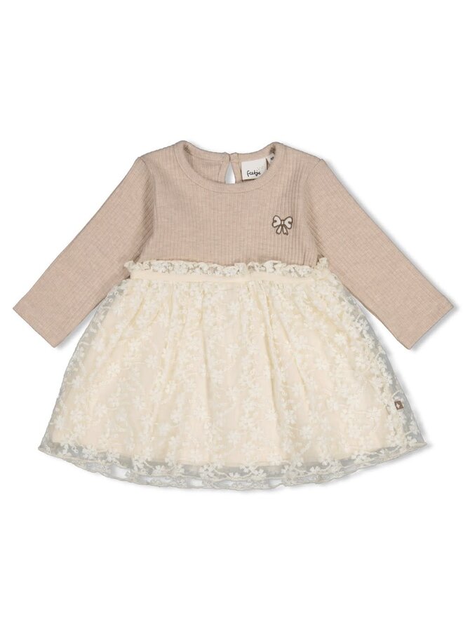 Jurk met geborduurd tule - Dress to Impress