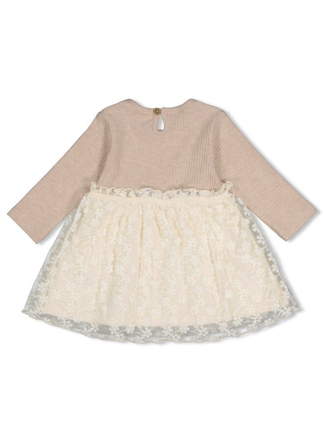 Jurk met geborduurd tule - Dress to Impress