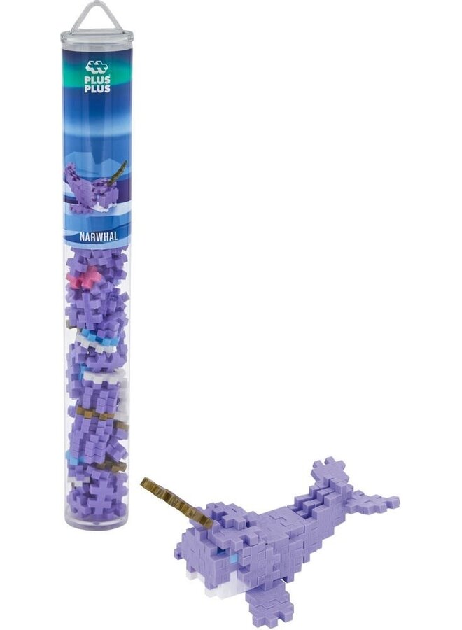 Plus-Plus | Narwhal Tube - 100 stuks