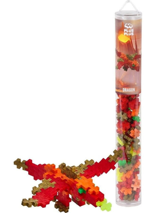 Plus-Plus | Dragon Tube - 100 stuks