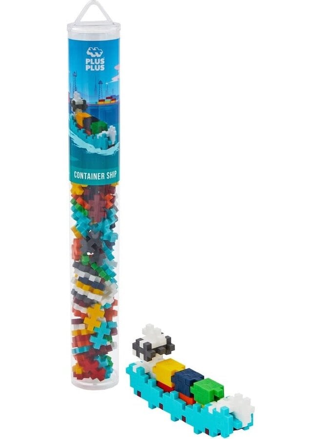 Plus-Plus | Container Ship Tube - 100 stuks