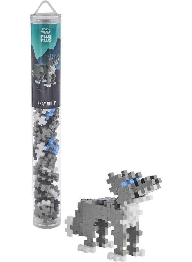 Plus-Plus | Wolf Tube - 100 stuks