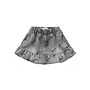 Grey denim skirt