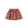 Striped denim skirt