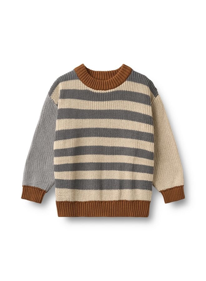 Knit Jumper L/S Rasmus | Flint