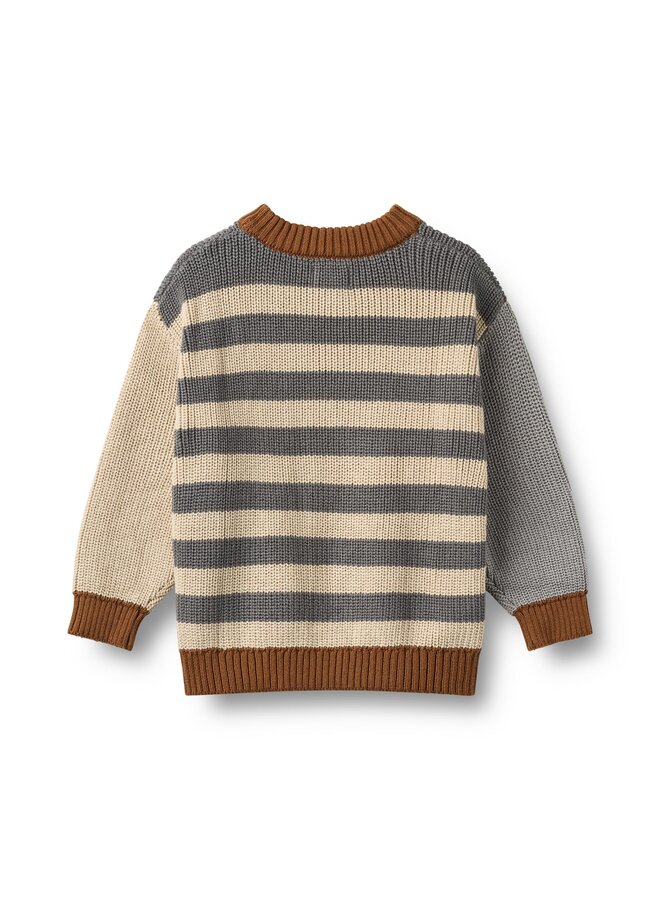 Knit Jumper L/S Rasmus | Flint