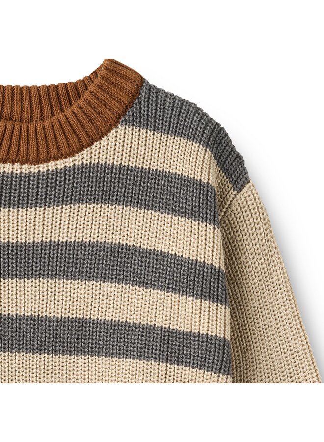 Knit Jumper L/S Rasmus | Flint