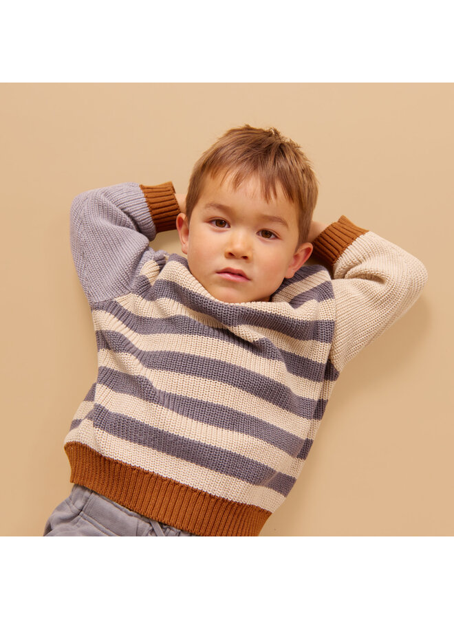 Knit Jumper L/S Rasmus | Flint