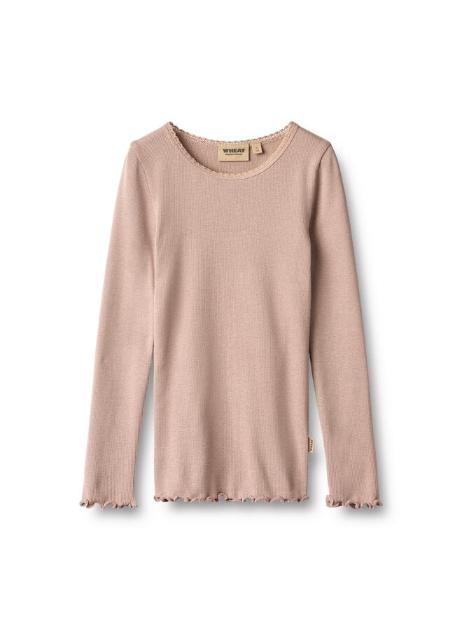 Rib T-Shirt L/S Reese | Dry Rose