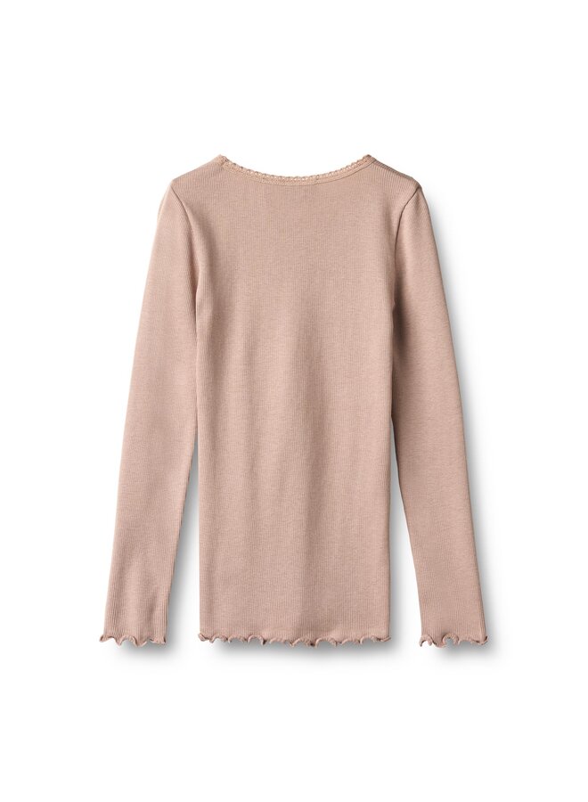 Rib T-Shirt L/S Reese | Dry Rose