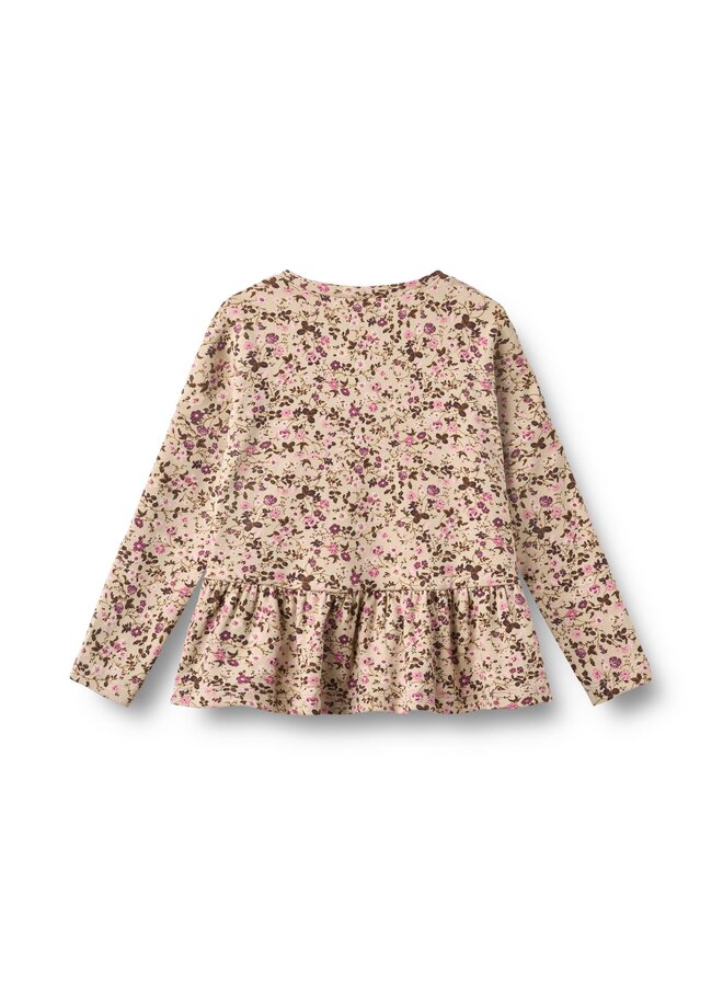 T-shirt L/S Carolina | Flower Wine