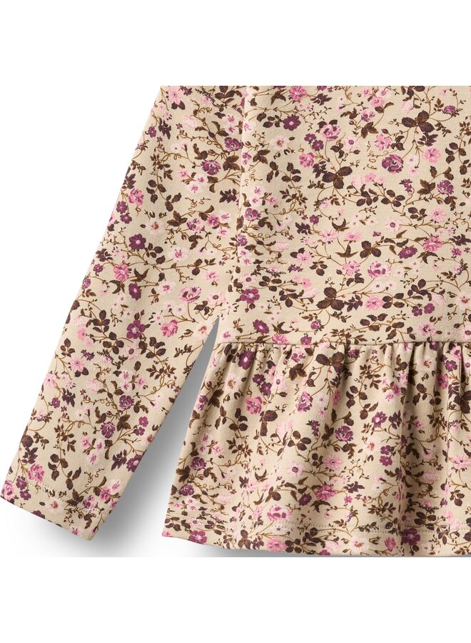 T-shirt L/S Carolina | Flower Wine