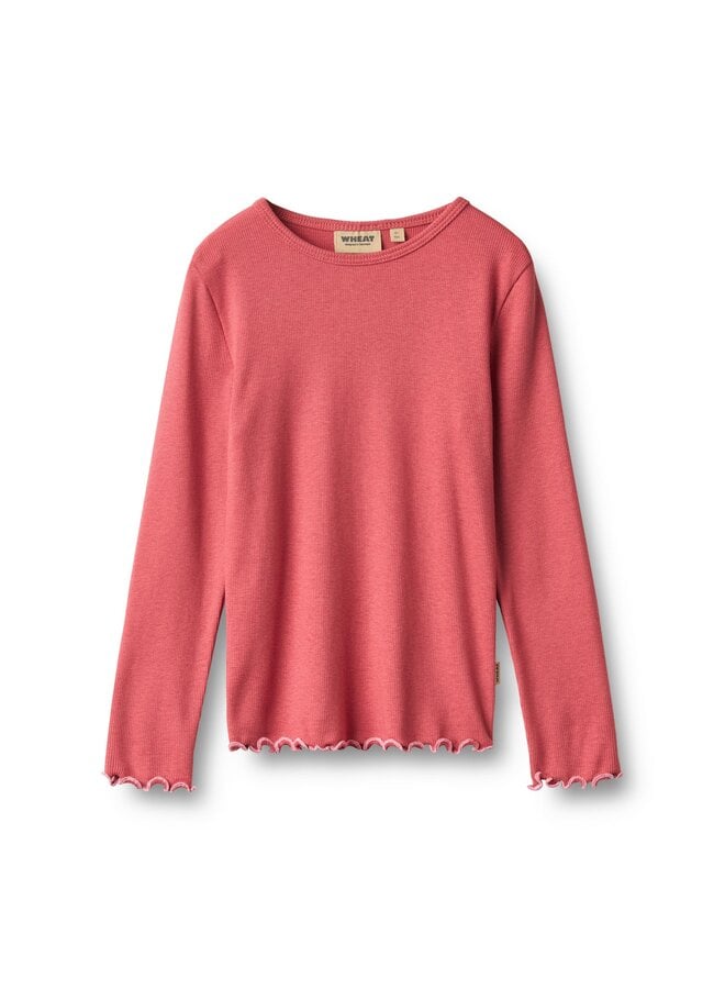 T-shirt L/S Elsie | Raspberry