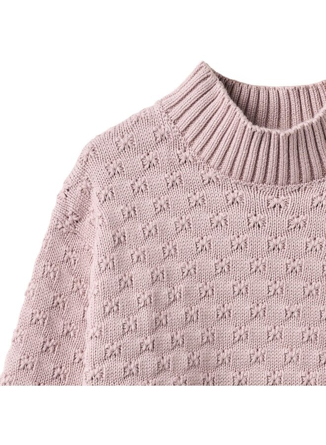 Chunky Knit Pullover Abby | Soft Lilac