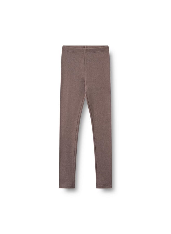 Rib Leggings Maddy | Plum Truffle