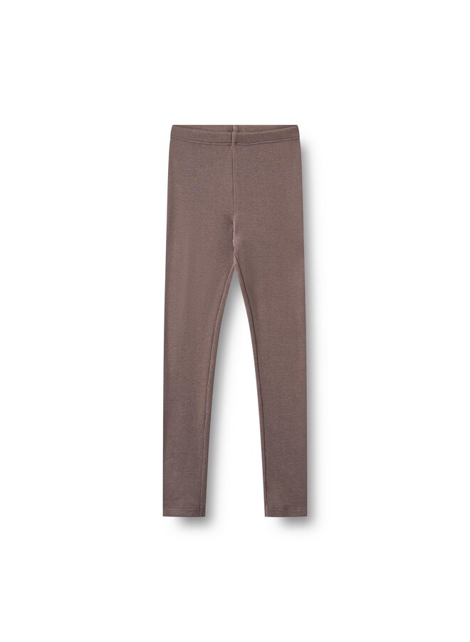 Rib Leggings Maddy | Plum Truffle