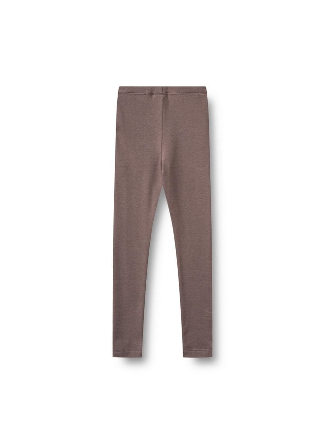 Rib Leggings Maddy | Plum Truffle