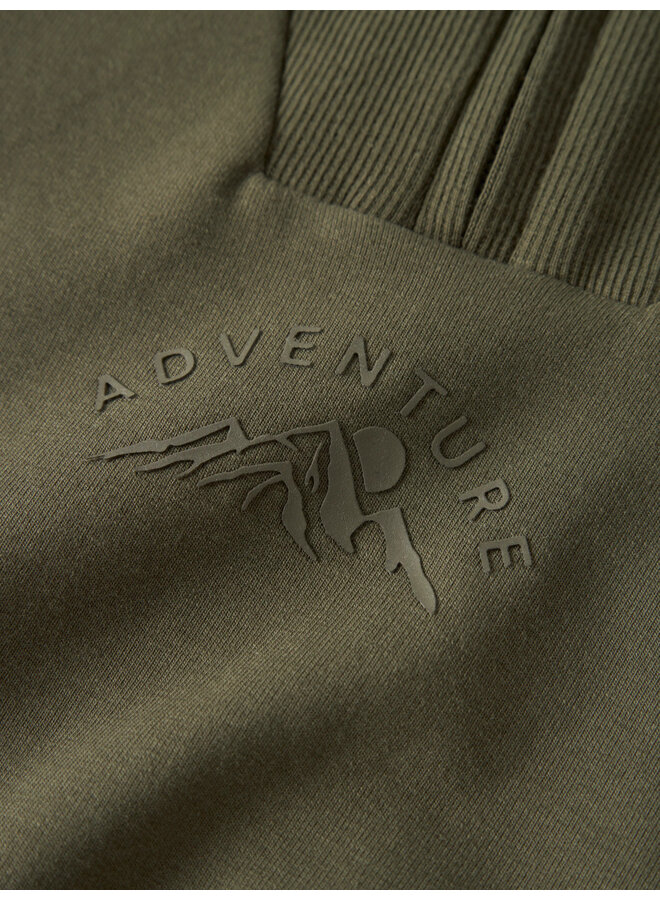 NMMOSCAR LS NREG HALF ZIP SWEAT BRU