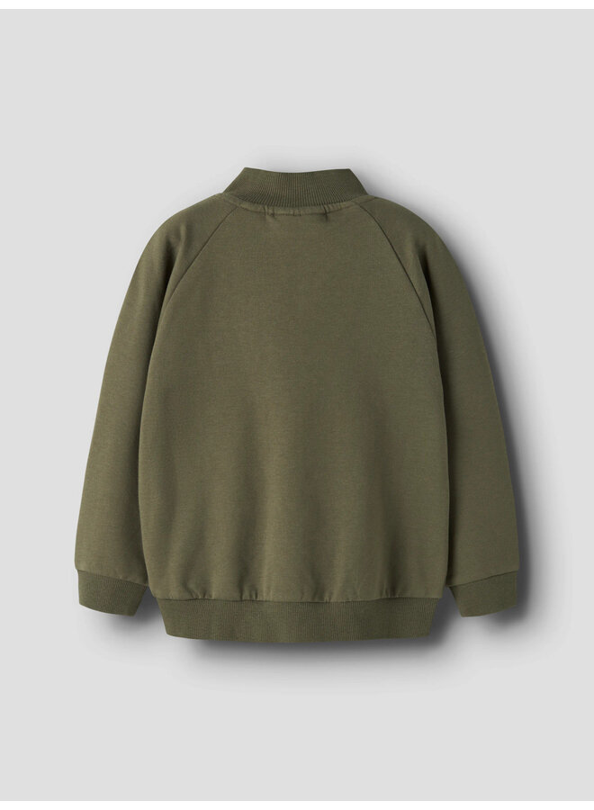 NMMOSCAR LS NREG HALF ZIP SWEAT BRU