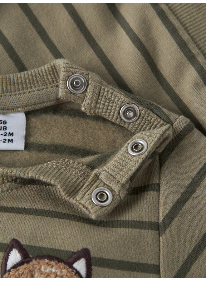 NBMNADDEL LS SWEAT BRU – GREEN