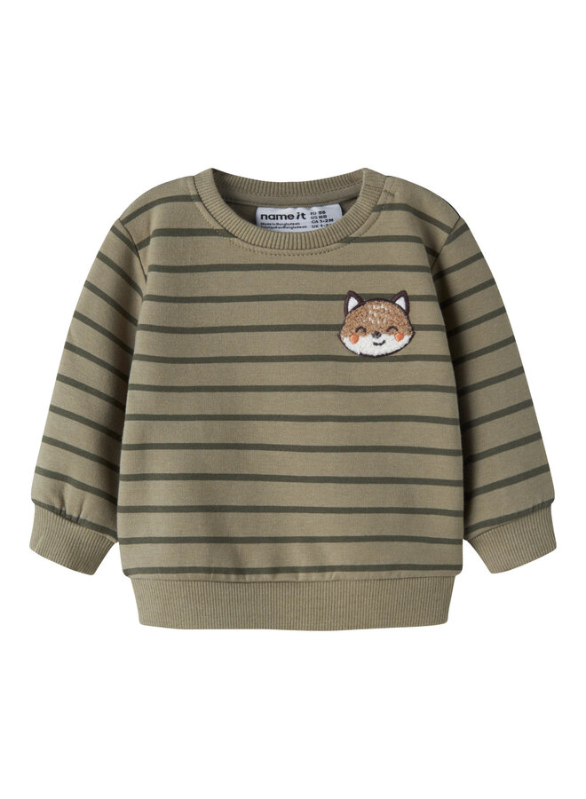 NBMNADDEL LS SWEAT BRU – GREEN