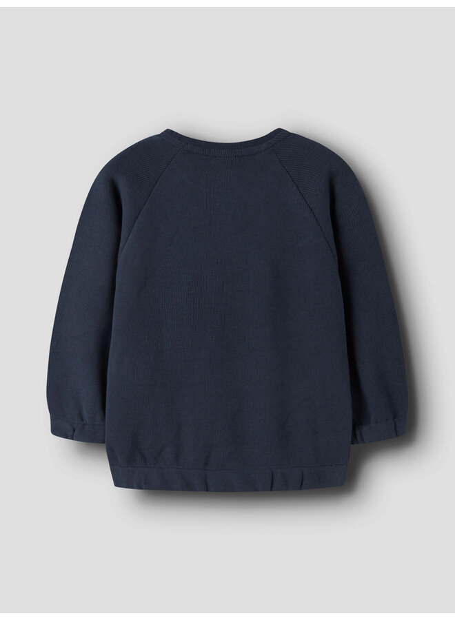 NMMOSBORNE LS SWEAT TOP – BLUE