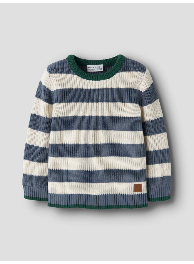 NMMNEREUS LS KNIT – BLUE