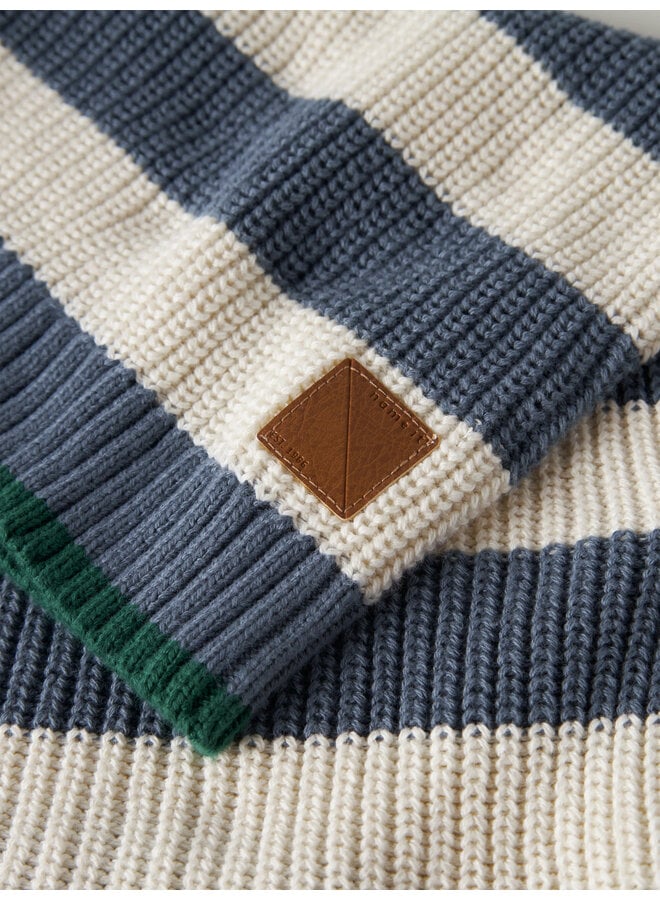 NMMNEREUS LS KNIT – BLUE