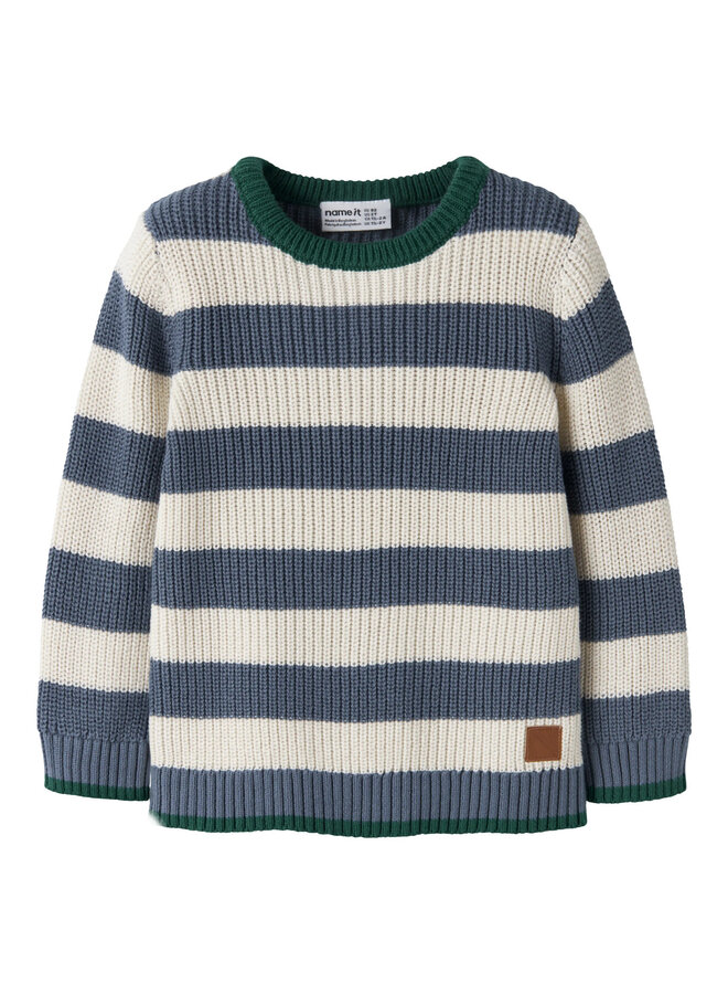 NMMNEREUS LS KNIT – BLUE