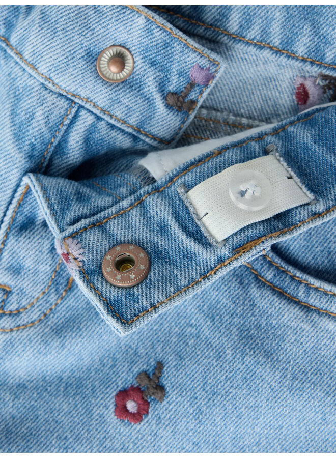 NMFROSE WIDE EMB JEANS 4711-ZA