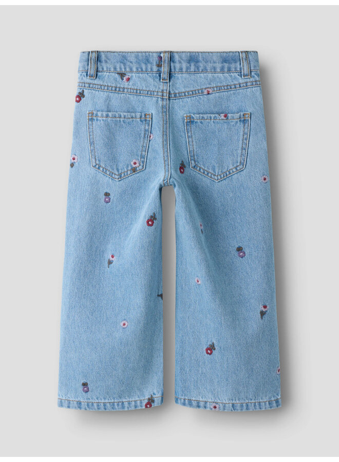 NMFROSE WIDE EMB JEANS 4711-ZA