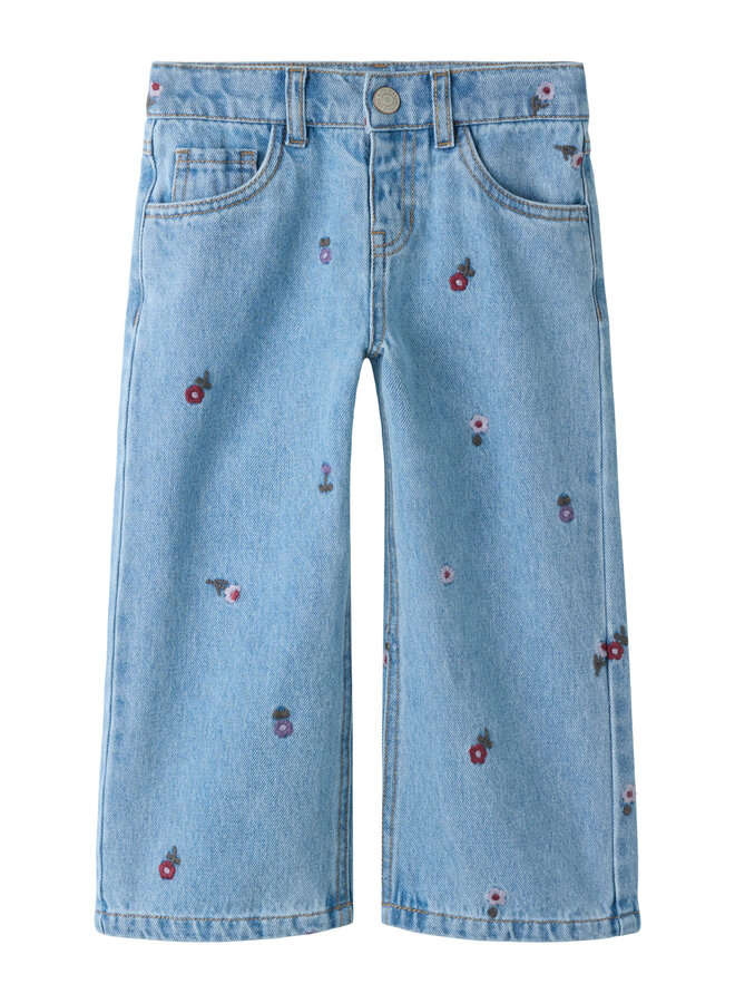 NMFROSE WIDE EMB JEANS 4711-ZA