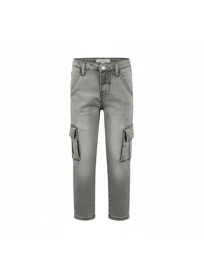 Jeans, loose fit Denim mid. gray