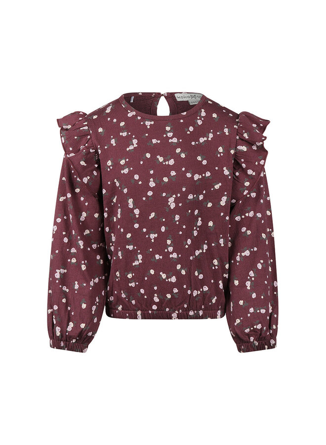 Blouse ls Eggplant